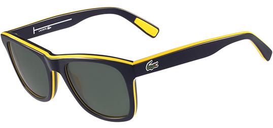 NEW LACOSTE POLARIZED SUNGLASS YELLOW/BLUE: NEW LACOSTE POLARIZED SUNGLASSES STRIPES SOFT SQUARE781SP from Lacoste.Free storage case