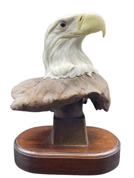 LARRY K. MARTIN BALD EAGLE ART SCULPTURE 13" (1 of 7)