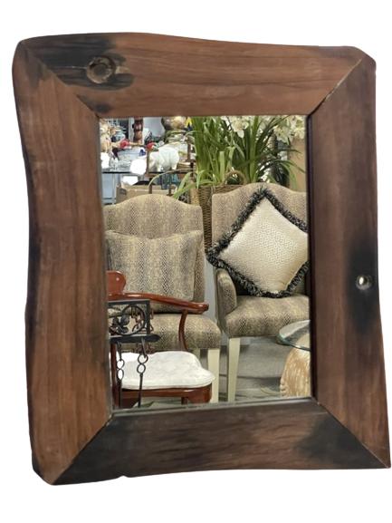 DHOW SAILING VESSEL RECLAIMED WOOD MIRROR 17" (1 of 4)