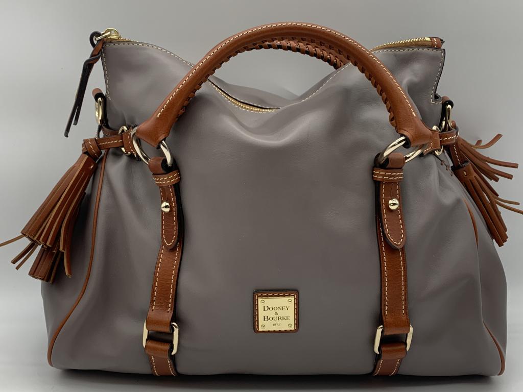 NEW DOONEY & BOURKE FLORENTINE LEATHER SATCHEL (1 of 6)