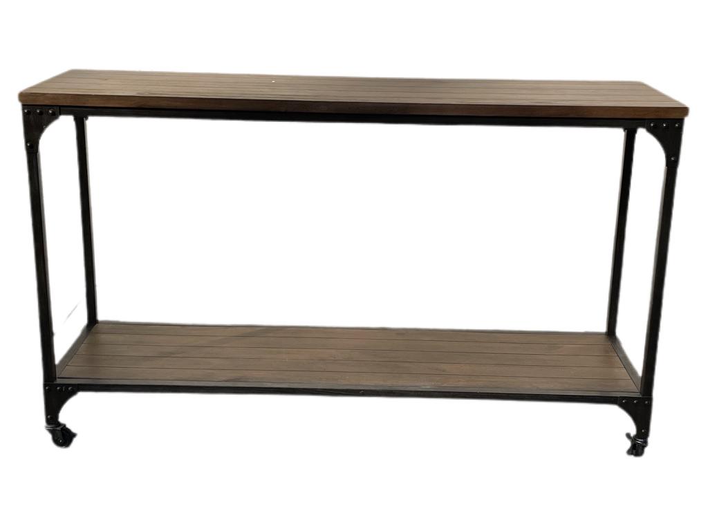 INDUSTRIAL STYLE CONSOLE TABLE 54" (1 of 6)