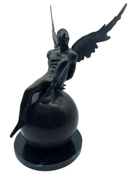 AFTER JORGE MARIN BRONZE ESCULTURA SCULPTURE 24" (1 of 8)