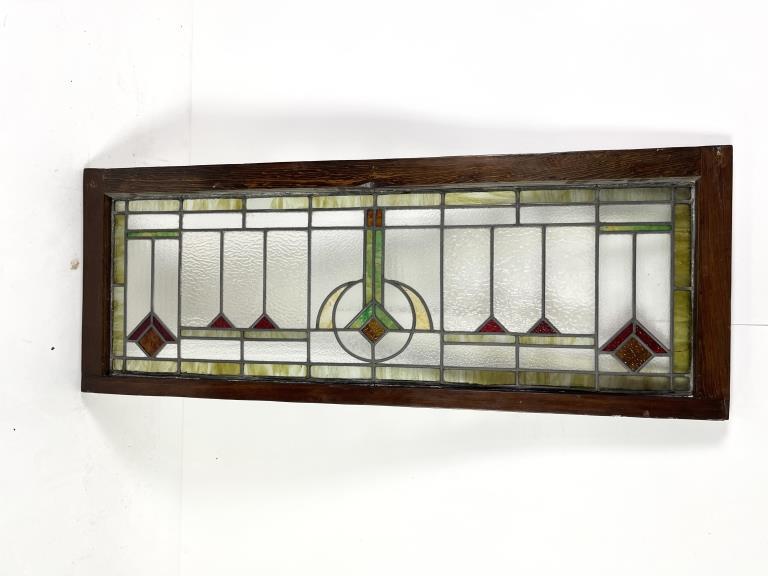 VTG STAINED GLASS WINDOW PANE (1 of 5)