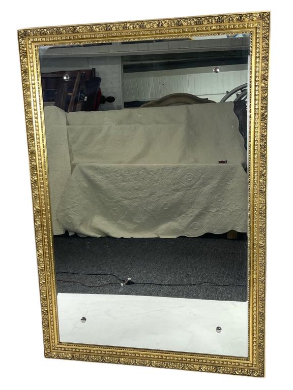 LARGE GOLD FRAMED MIRROR (1 of 1)