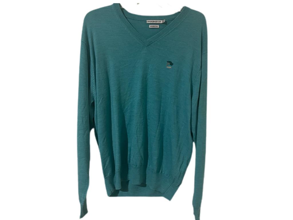 PETER MILLAR 100% MERINO WOOL SWEATER SZ L: PETER MILLAR 100% MERINO WOOL SWEATER SZ L