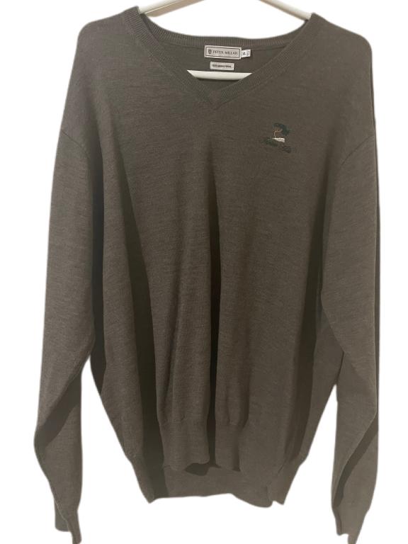 PETER MILLAR 100% MERINO WOOL SWEATER SZ XL: PETER MILLAR 100% MERINO WOOL SWEATER SZ X L