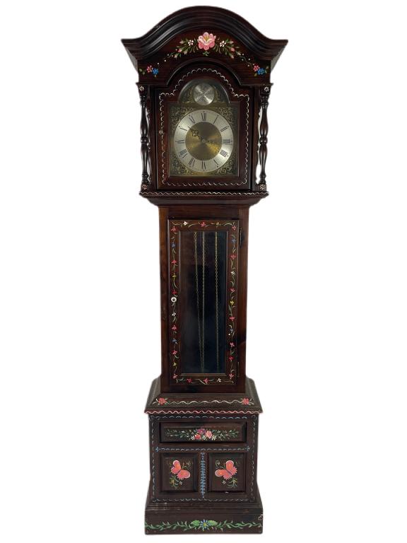 VINTAGE ETHAN ALLEN COTTAGE CORE TALL CLOCK (1 of 8)