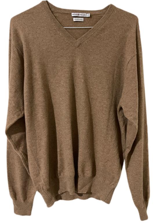 PETER MILAR 100% CASHMERE SWEATER SZ L: PETER MILAR 100% CASHMERE SWEATER SZ L