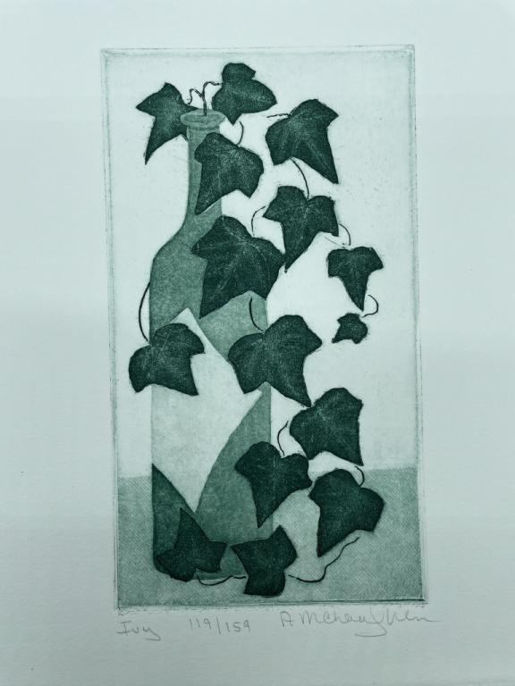 ANNE McLAUGHLIN "IVY" ETCHING PRINT (1 of 1)
