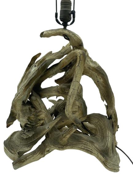 VINTAGE MID CENTURY DRIFTWOOD LAMP 31" (1 of 4)