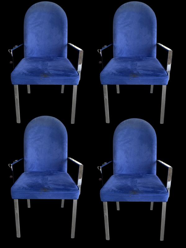 SET OF 4 MID CENTURUY MODERN STYLE DIDNIG CHAIRS (1 of 1)