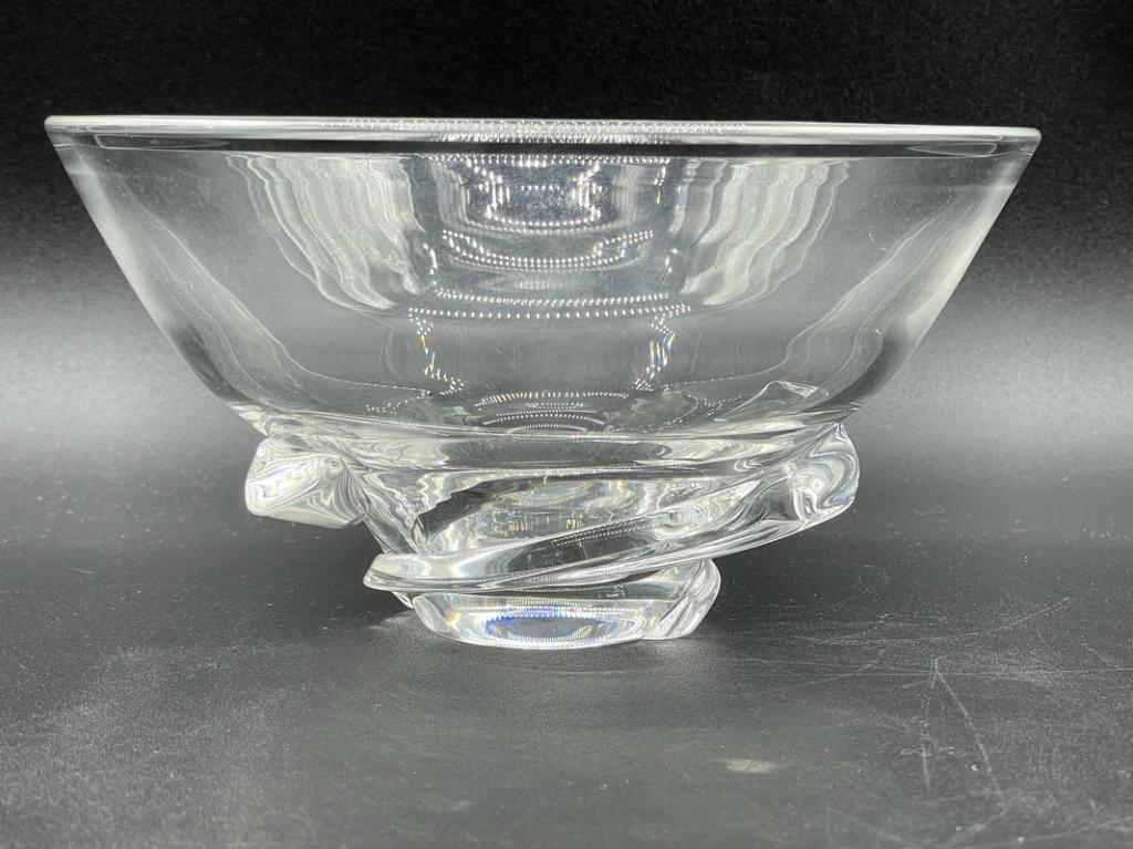 STEUBEN CRYSTAL GLASS BOWL 7" (1 of 4)