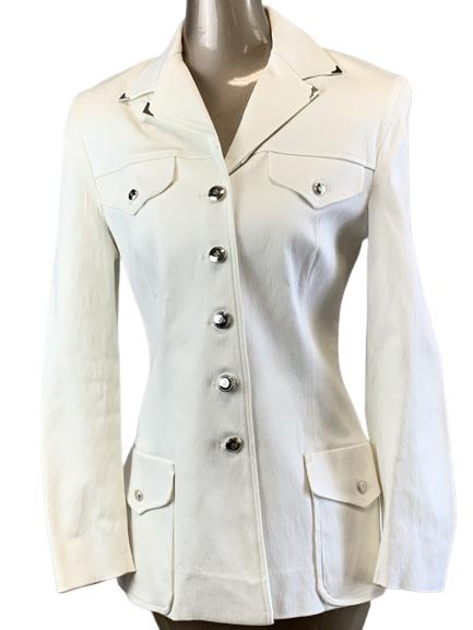 ST JOHN GRIFFITH GRAY  JACKET SIZE 6 WHITE (1 of 6)