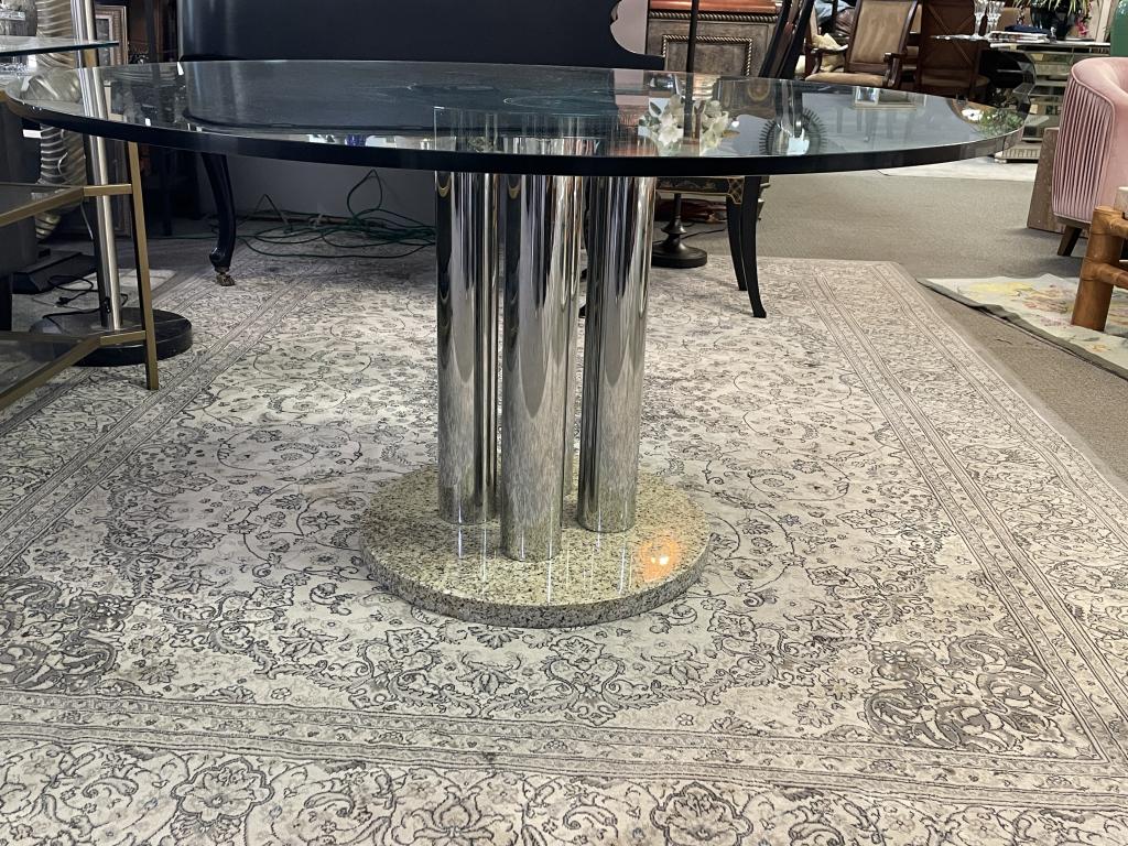 MID CENTURY MODERN BREUTON STYLE DINING TABLE 44" (1 of 6)