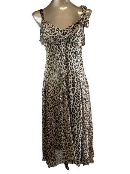 DOLCE GABBANA LEOPARD PRINT DRESS 30/44 (1 of 5)