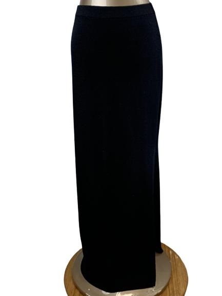 ST. JOHN BASICS MAXI SKIRT WITH SIDE SLIT SIZE 2 (1 of 3)
