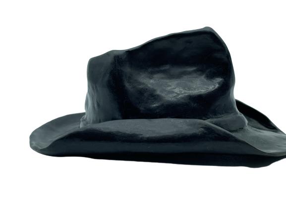 VINTAGE PACE BRONZE COWBOY HAT SCULPTURE 5" (1 of 5)