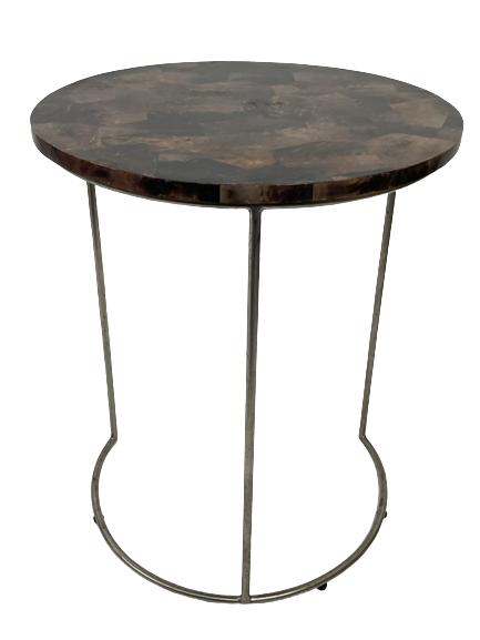MID MOD PALECEK PENSHELL SIDE TABLE 25" (1 of 4)