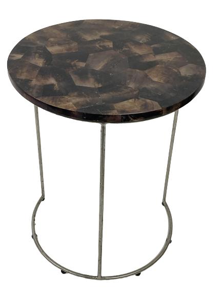 MID MOD PALECEK PENSHELL SIDE TABLE 25" (1 of 4)