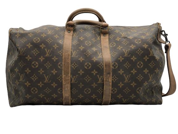 LOUIS VUITTON TRAVEL BAG: LOUIS VUITTON TRAVEL BAG -SEE PICTURES FOR CONDITION