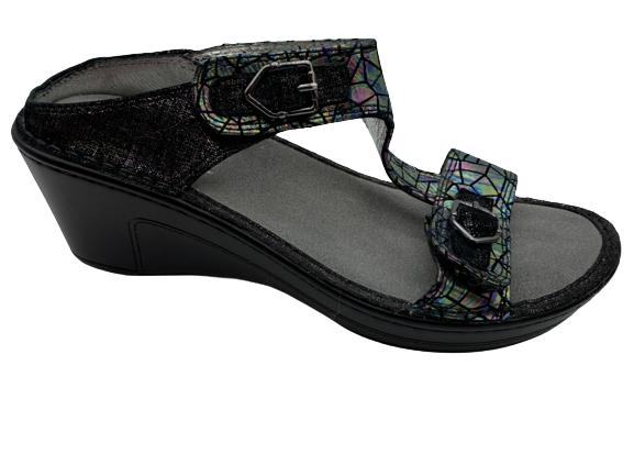 ALEGRIA BLACK SANDALS SZ 6 1/2: ALEGRIA BLACK SANDALS SZ 6 1/2 -NEW IN BOX