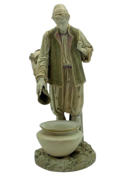 ANTIQUE ROYAL WORCESTER WATER CARRIER FIGURINE 12" (1 of 6)