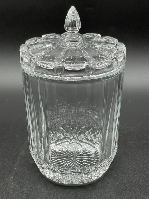 VINTAGE WATERFORD CRYSTAL LIDDED JAR 8" (1 of 3)