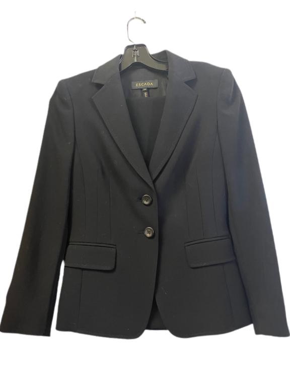 ESCADA BLACK LADIES PANT SUIT SZ 34: ESCADA BLACK LADIES PANT SUIT SZ 34