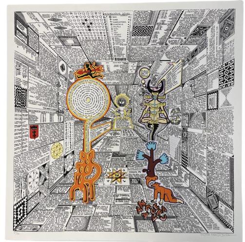 PEDRO FRIEDEBERG "THE TARO NEWS" SERIGRAPH PRINT (1 of 6)