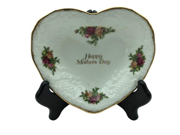 ROYAL ALBERT OLD COUNTRY ROSES HEART DISH 5.5" (1 of 3)