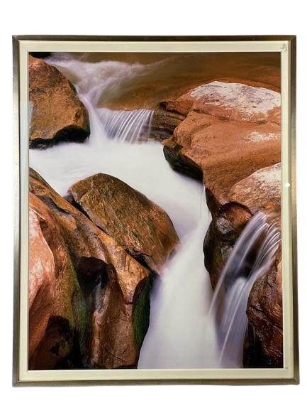 LARGE F.R. SHOKE WATERFALL PHOTO PRINT 49" (1 of 3)