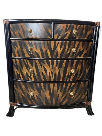 VTG MAITLAND SMITH BOW FRONT CHEST OF DRAWERS 35" (1 of 7)