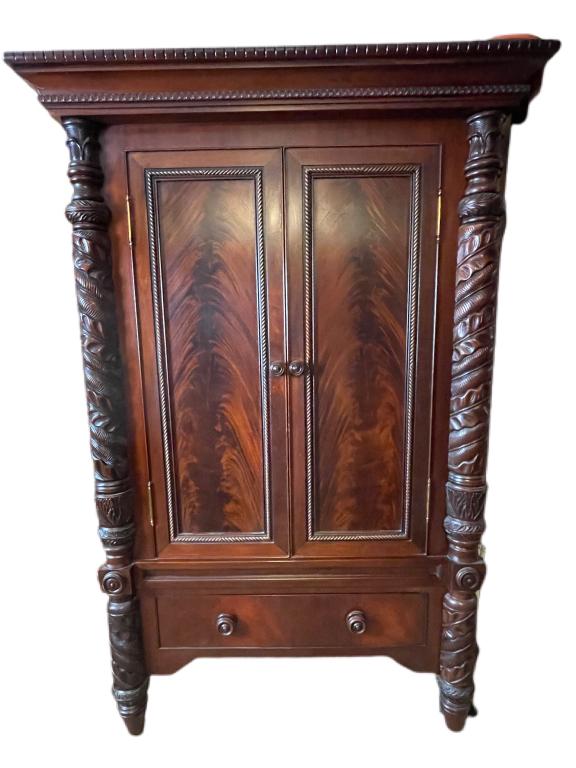 RALPH LAUREN SAFARI PLANTATION MAHOGANY ARMOIRES (1 of 9)