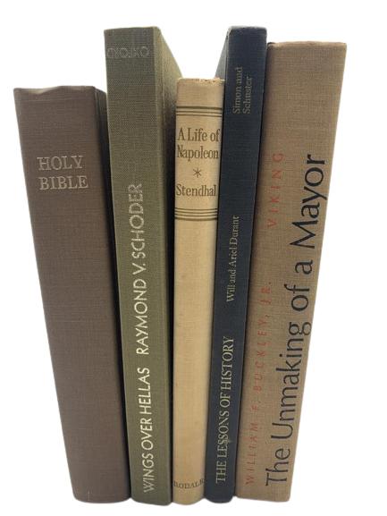 LOT OF 5 MISC. BOOKS (1 of 2)