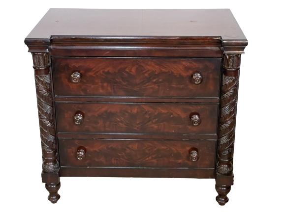 RALPH LAUREN SAFARI MAHOGANY CHEST OF DRAWERS 32" (1 of 11)
