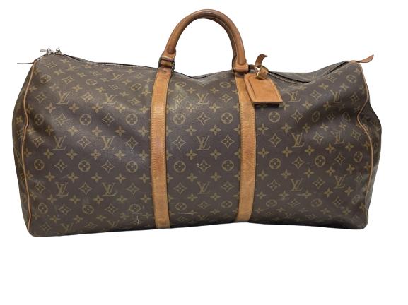 VINTAGE LOUIS VUITTON  MONOGRAM CANVAS DUFFEL TOTE (1 of 9)