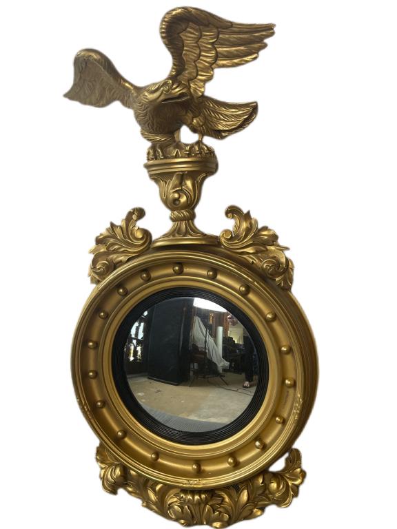 19TH CENTURY REGENCY GEORGIAN BULLSEYE MIRROR (1 of 5)