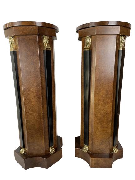 PAIR OF VTG BAKER FURNITURE COLUMN 32" (1 of 8)