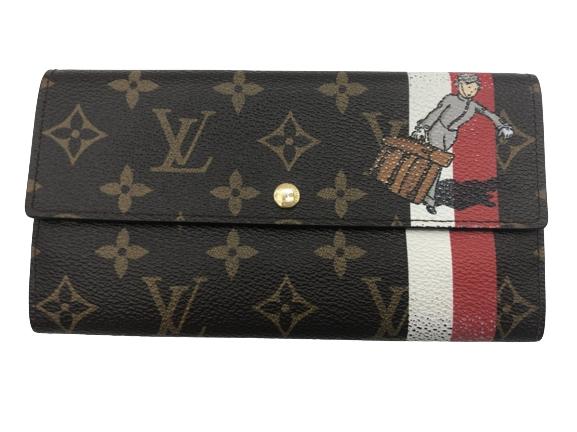 LOUIS VUITTON LMT ED "MONOGRAM GROOM" SARAH WALLET (1 of 4)