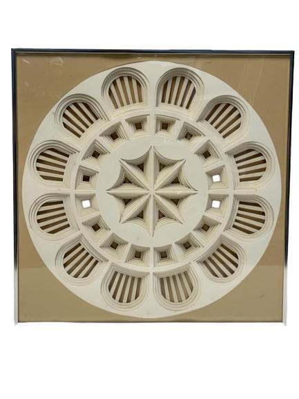 MID MOD NANCY MILLER HAND CUT ORIGINAL ART 20" (1 of 4)