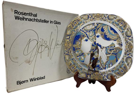 ROSENTHAL WEINACHTSTELLER BJORN WIINBLAND PLATE (1 of 5)
