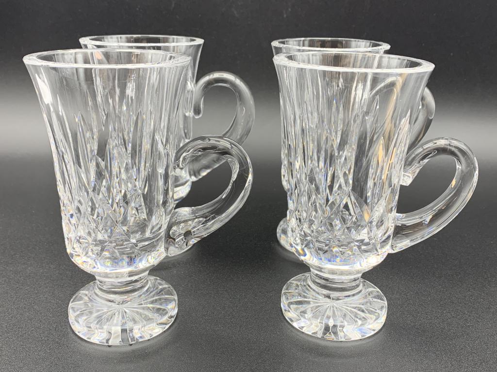 SET OF 4 GORHAM CRYSTAL COFFEE GLASSES: SET OF 4 GORHAM CRYSTAL COFFEE GLASSES -VERY GOOD CONDITION