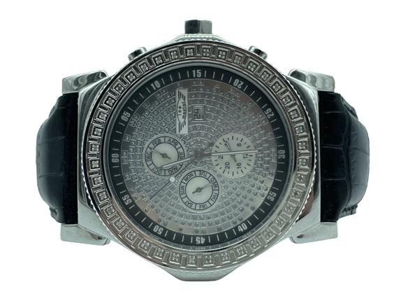 NEW! ICE MASTER DIAMOND & STAINLESS MEN'S WATCH (1 of 9)
