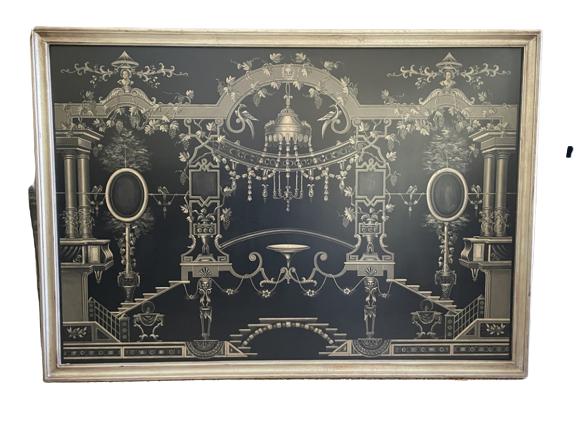 MAITLAND SMITH STYLE WALL PLAQUE ART PANEL 74" (1 of 2)