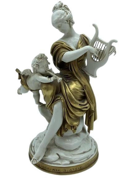 CAPODIMONTE ALLEGORIA DELLA MUSICA FIGURINE (1 of 4)