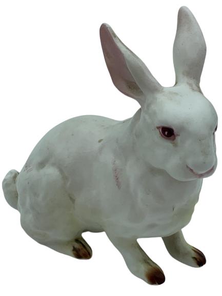 ADORABLE PORCELAIN WHITE BUNNY RABBIT (1 of 4)