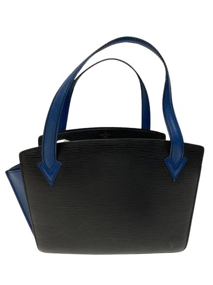 LOUIS VUITTON BLACK LEATHER VARENNE HANDBAG (1 of 3)
