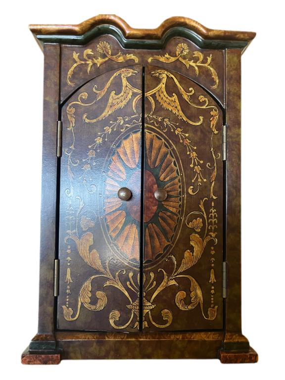 HILDA FLACK REGENCY STYLE JEWELRY BOX (1 of 1)