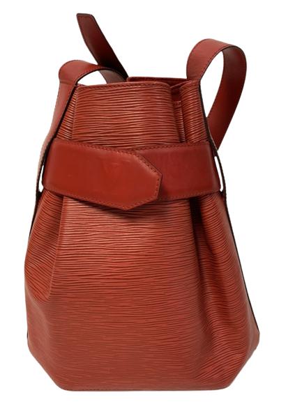 LOUIS VUITTON RED EPI SAC D'EPAULE PM HANDBAG (1 of 3)