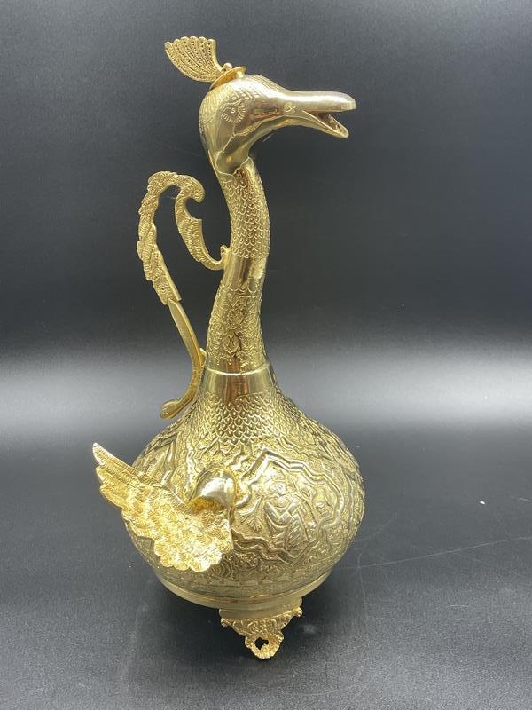 PERSIAN SILVERPLATE SERVEWARE BIRD CRUET 14" (1 of 8)